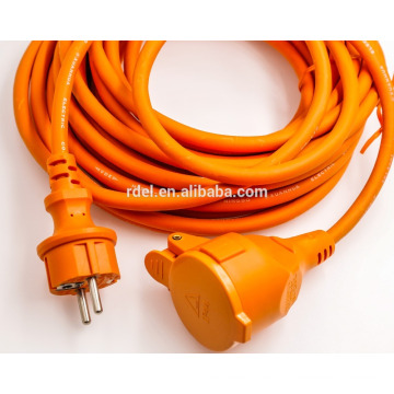 Cable de extensión SWEDEN con cubiertas de resorte H05RN-F H05RR-F